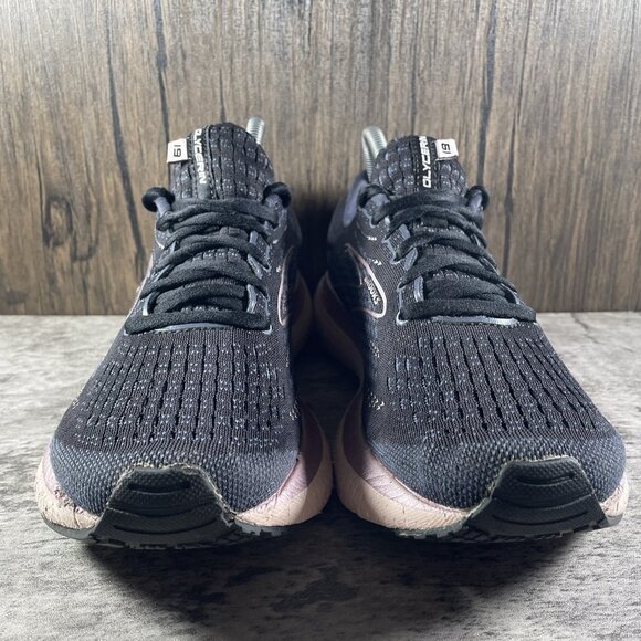 Brooks Glycerin 19 Black Ombre Pink Running Sneakers 1203431B074 Women’s Size 10 - Picture 5 of 10